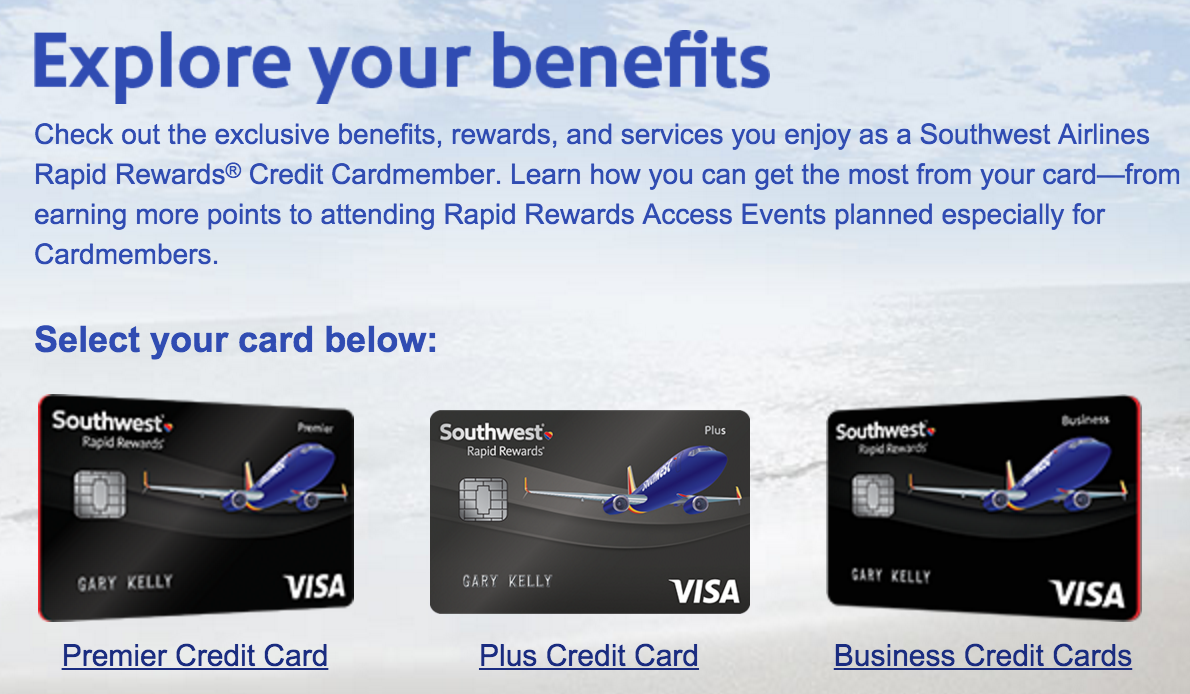 How does a Southwest Airlines Rapid Rewards Premier Credit Card differ from other cards?