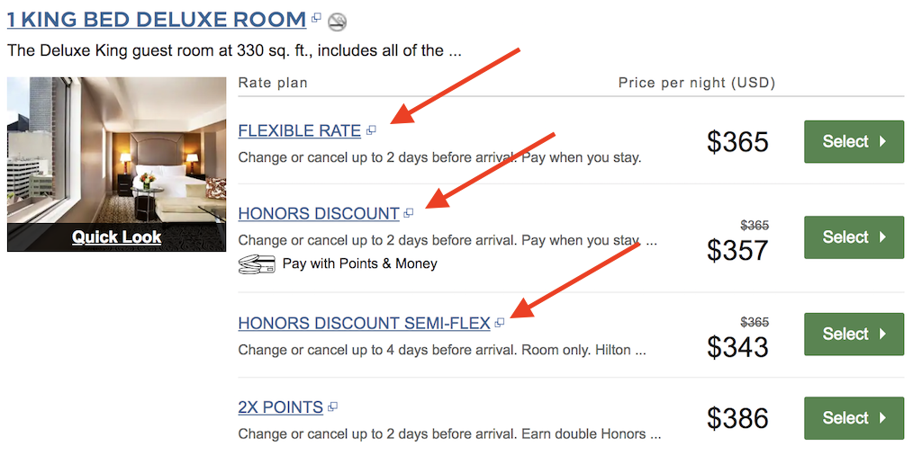 What is the Hilton Cancellation Policy? (Flexible, Nonrefundable