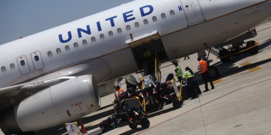 united domestic baggage