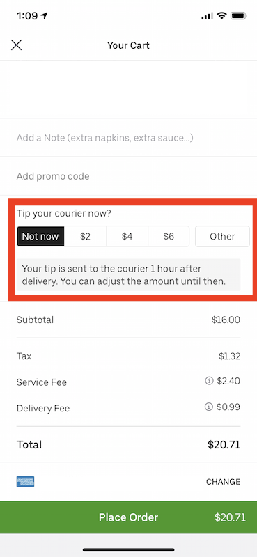 Should You Tip Uber Eats Drivers? (Via App or Cash?) [2019 ...