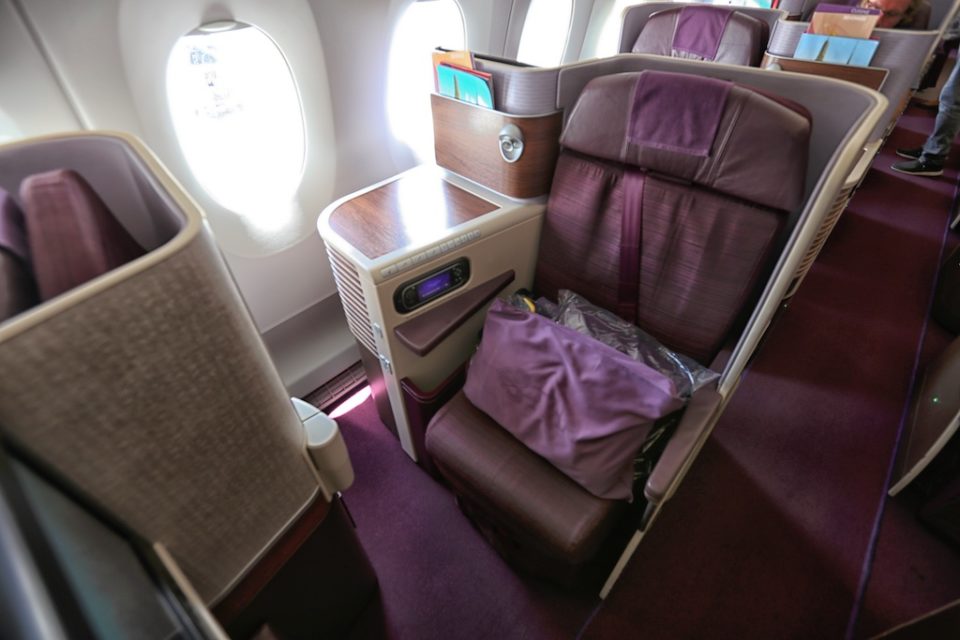 Thai Airways A350 Business Class (Royal Silk) Review (BKK to FRA) [2021 ...