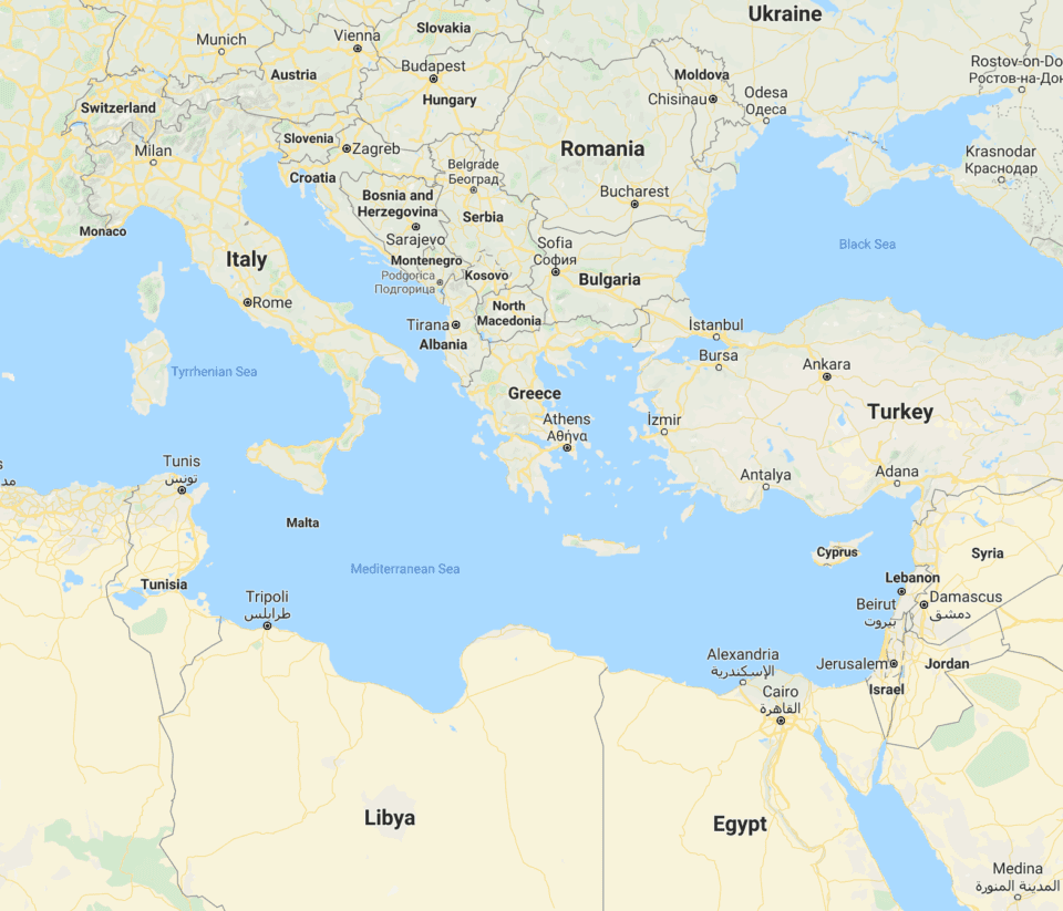 Greece Map Google Maps 960x823 