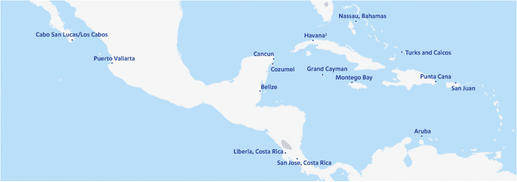 southwest airlines florida destinations map