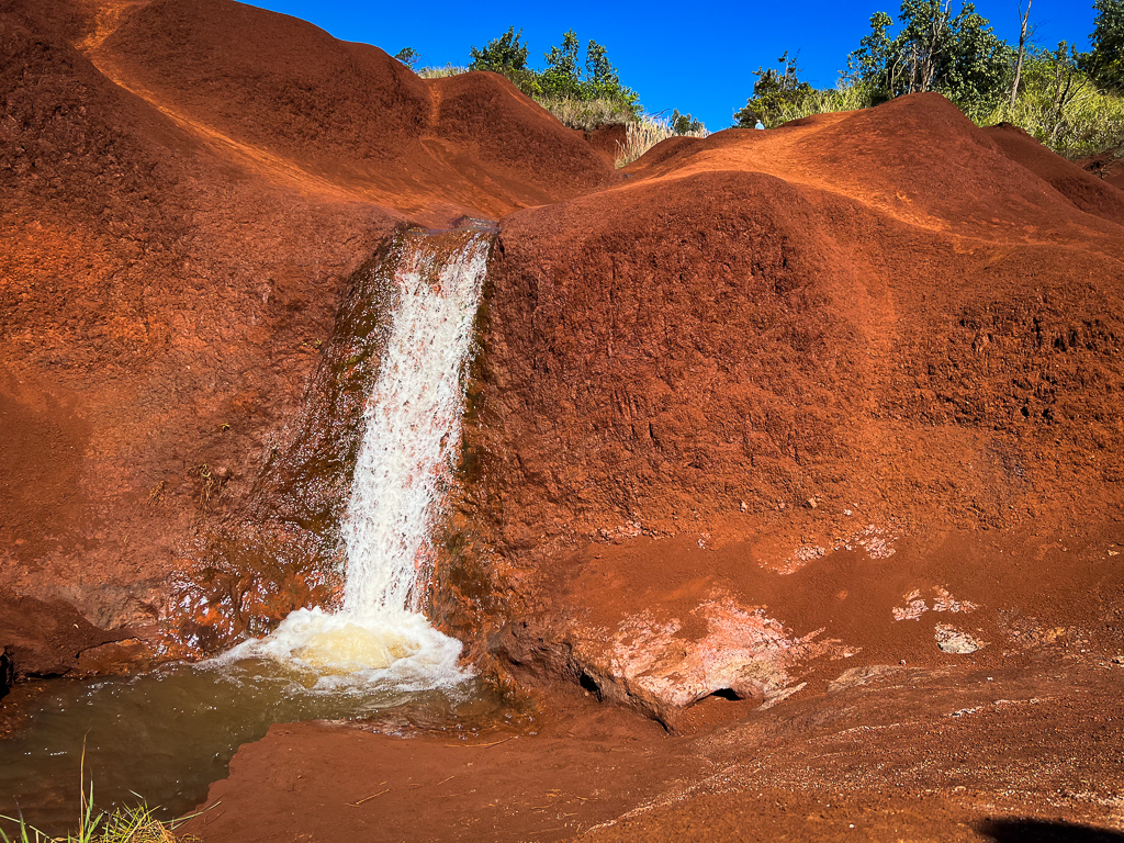 Red Dirt Falls In Kauai Hawaii Waimea Canyon Guide UponArriving