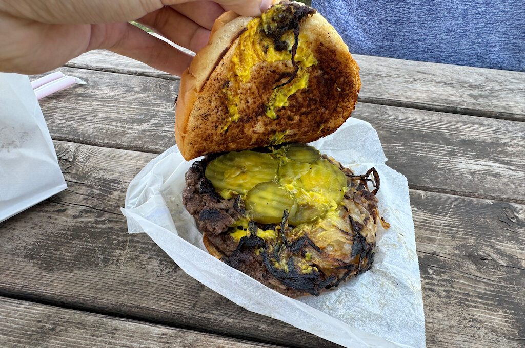 "Depression Burger" AKA Fried Onion Burger