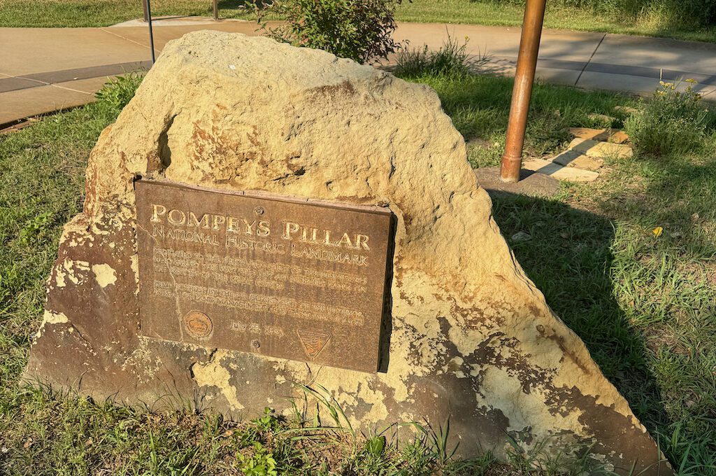 Pompeys Pillar National Monument sign