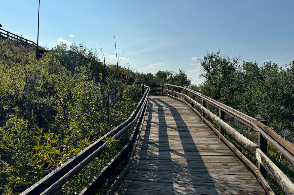 Pompeys Pillar National Monument boardwalk