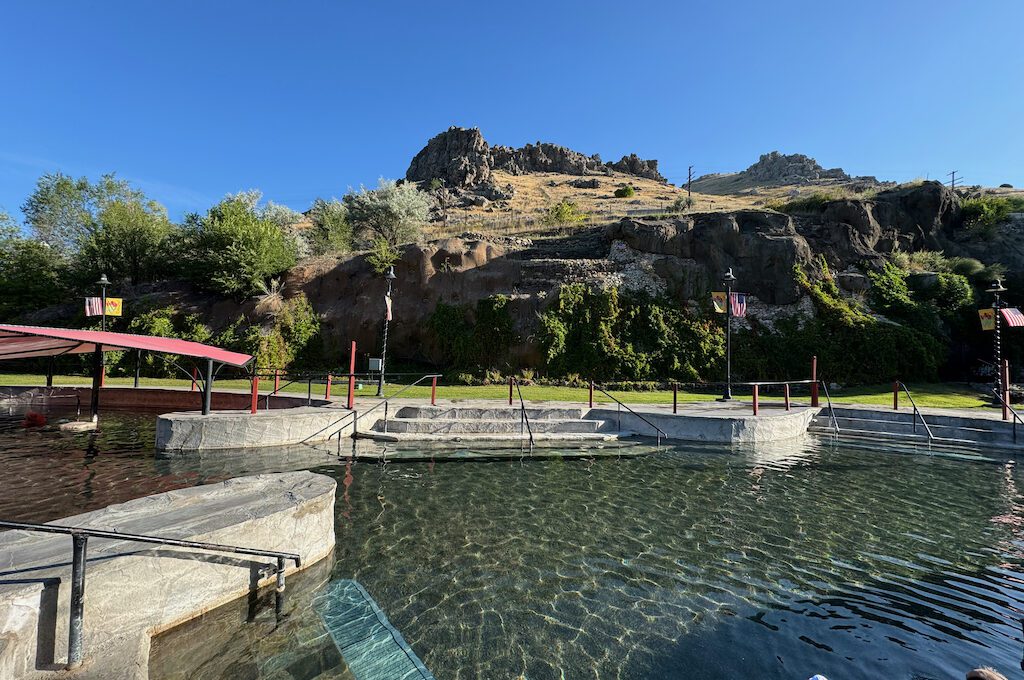 Hot Pools at Lava Hot Springs 112º F pool