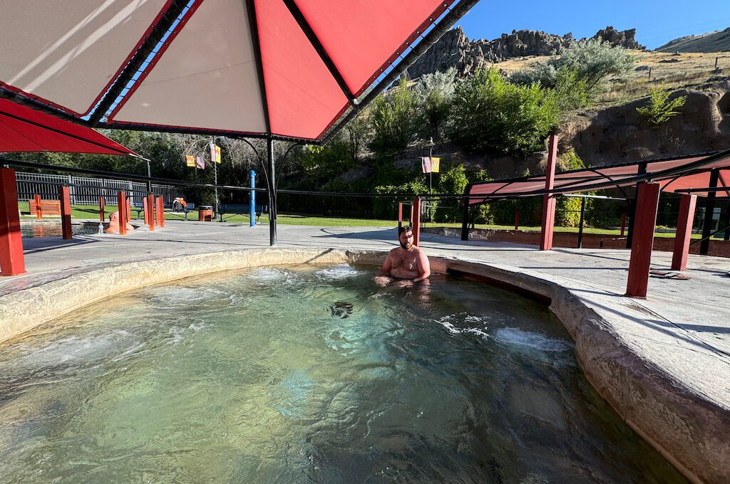 Hot Pools at Lava Hot Springs 112º F pool