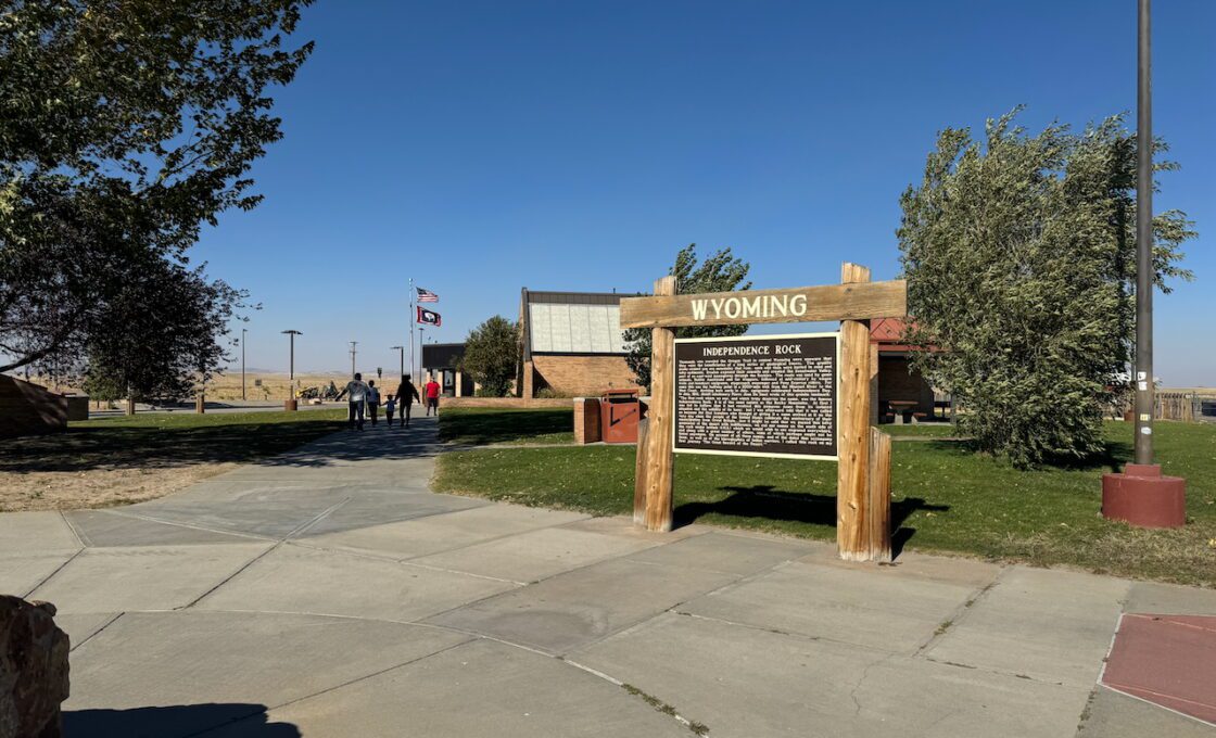 Independence Rock rest stop